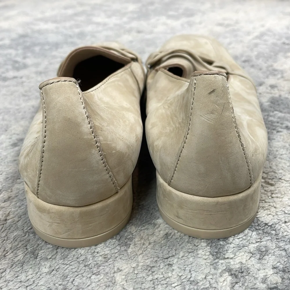 Paul Green Rimona Partita Loafers Sabbia Nubuck Cream Sz 5.5